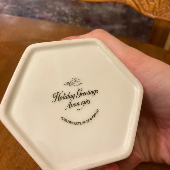 Vintage Avon Holiday Gift Box - Original Gift Note - Picture 4 of 11